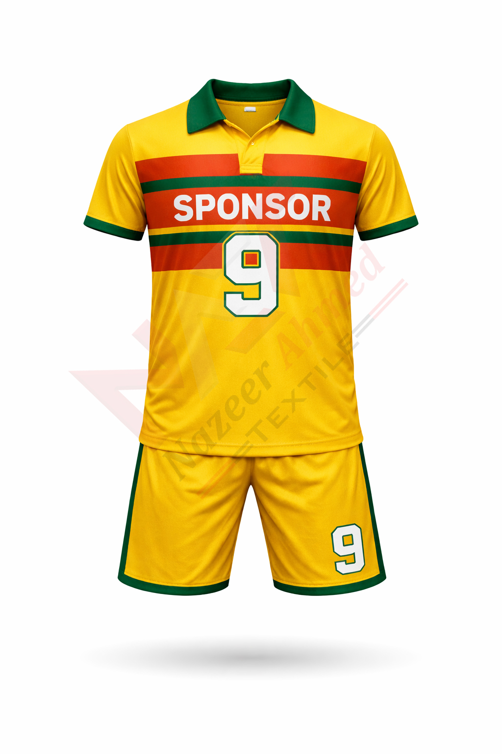 Retro Polo Soccer Uniform – Custom Sponsor & Number