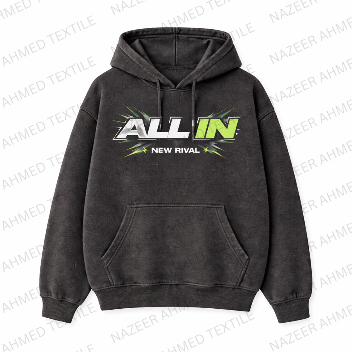 Customized Vintage Washed Hoodie